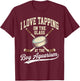 I Love Tapping On The Oh Glass Boy Aquarium Hockey T-Shirt - T-Shirt | Maroon