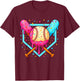 Baseball Sport Respect The Drip Boys Baseball T-Shirt - T-Shirt | Maroon