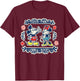 Disney Mickey & Minnie Fiesta Papel Picado Style Mexican Art T-Shirt - T-Shirt | Maroon