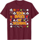 Happy 100 Days of School PE Teachers Kids Boys Girls T-Shirt - T-Shirt | Maroon