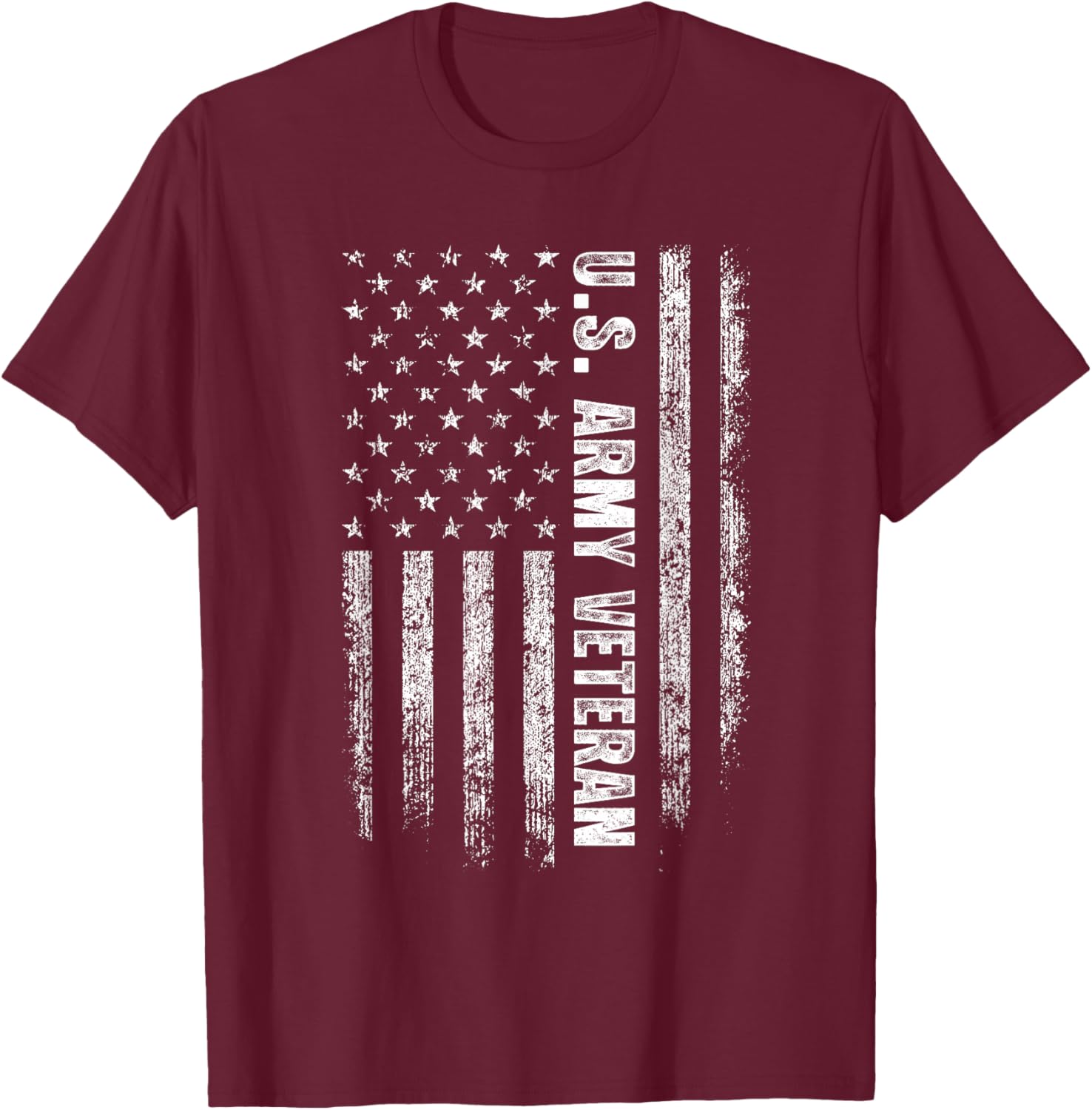 US Army Veteran Dad Veterans Day Birthday Thank You T-Shirt - T-Shirt | Maroon