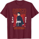 Naruto Obito Uchiha Modern Character Portrait Anime T-Shirt - T-Shirt | Maroon