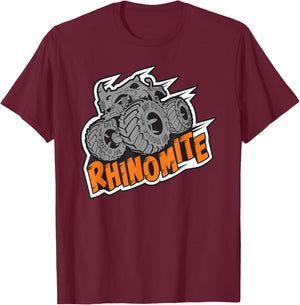 Hot Wheels Monster Trucks - Rhinomite T-Shirt - T-Shirt | Maroon