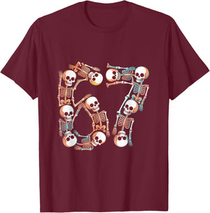 Haunted by 6-7 Funny Halloween 6-7 Costume T-Shirt - T-Shirt | Maroon