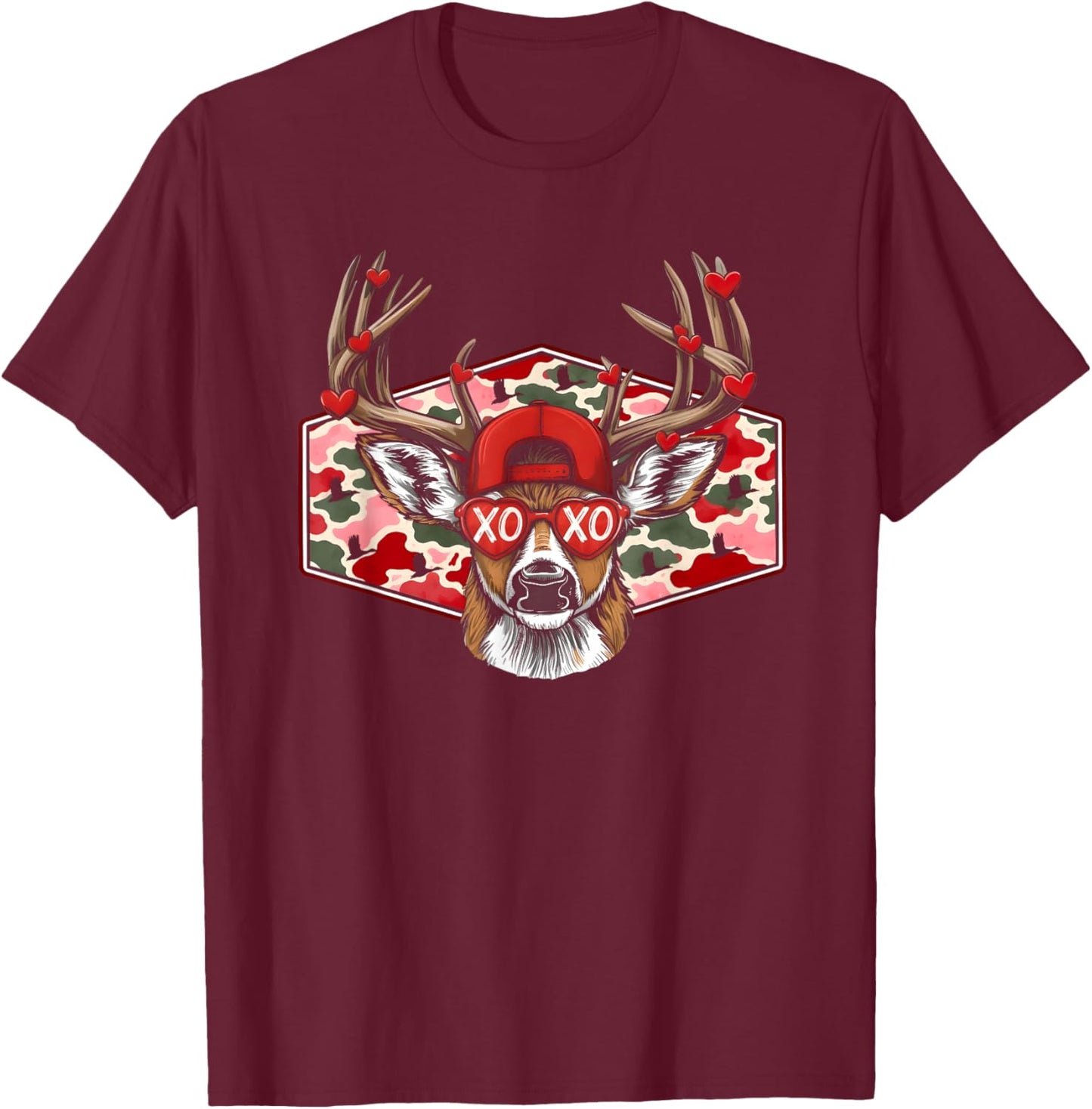Boys Cap Men Boy T-Shirt - T-Shirt | Maroon