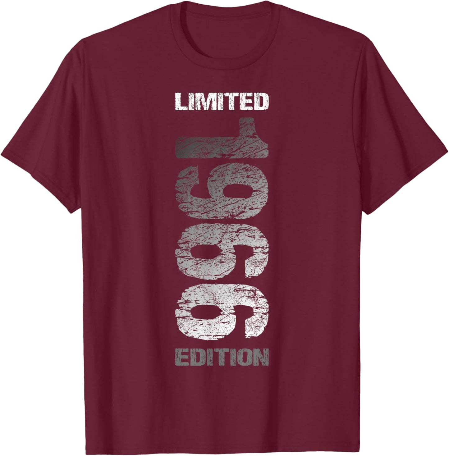 Limited Edition 1966 60th Birthday T-Shirt - T-Shirt | Maroon