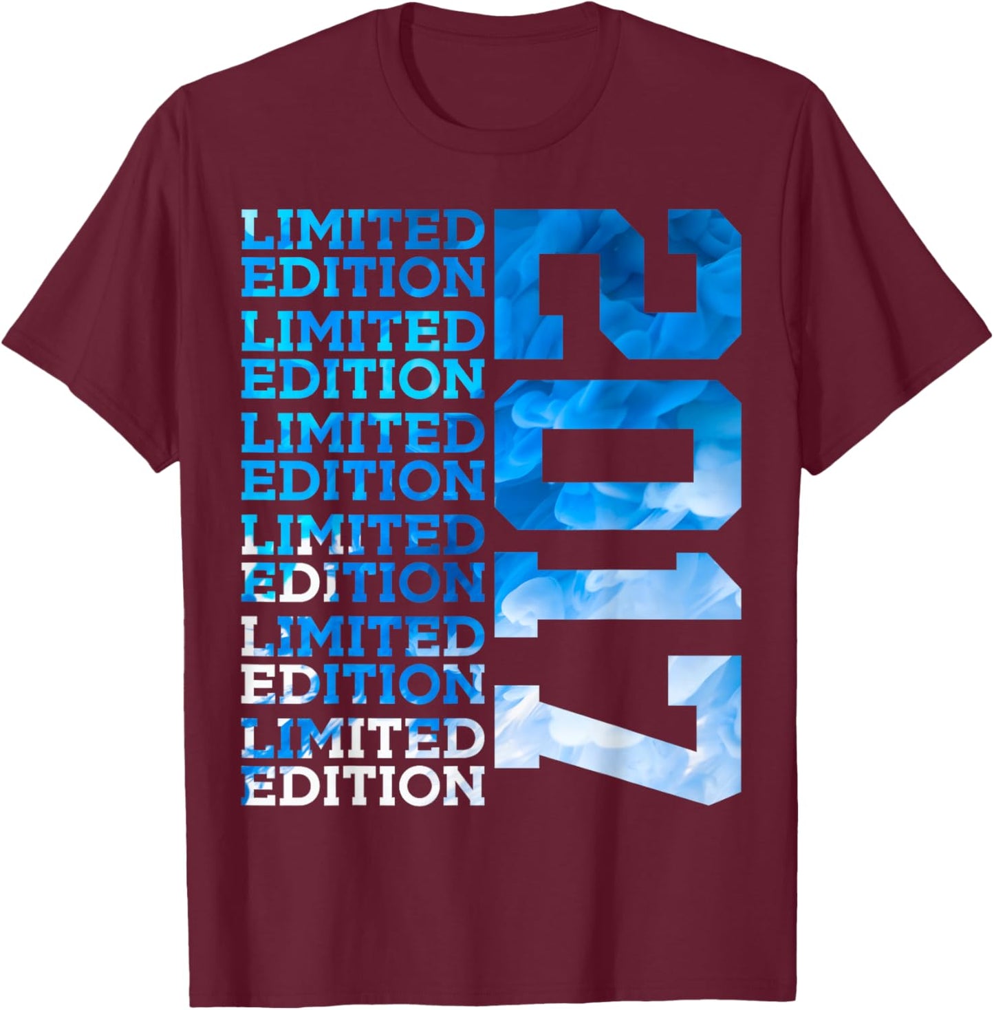 9 Years Limited Edition 2017 9TH Birthday T-Shirt - T-Shirt | Maroon