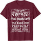 Vintage 1946 Man Myth Legend 80 Year Old Gifts 80th Birthday T-Shirt - T-Shirt | Maroon