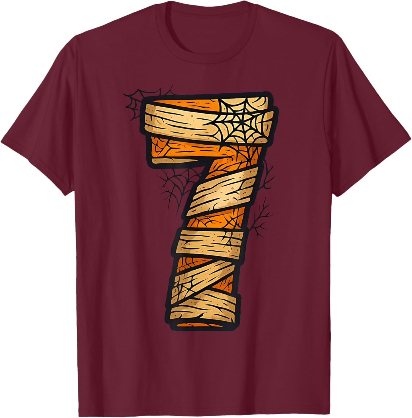 Couple Halloween Costume Duo Halloween Costume 6 7 Rizz T-Shirt - T-Shirt | Maroon