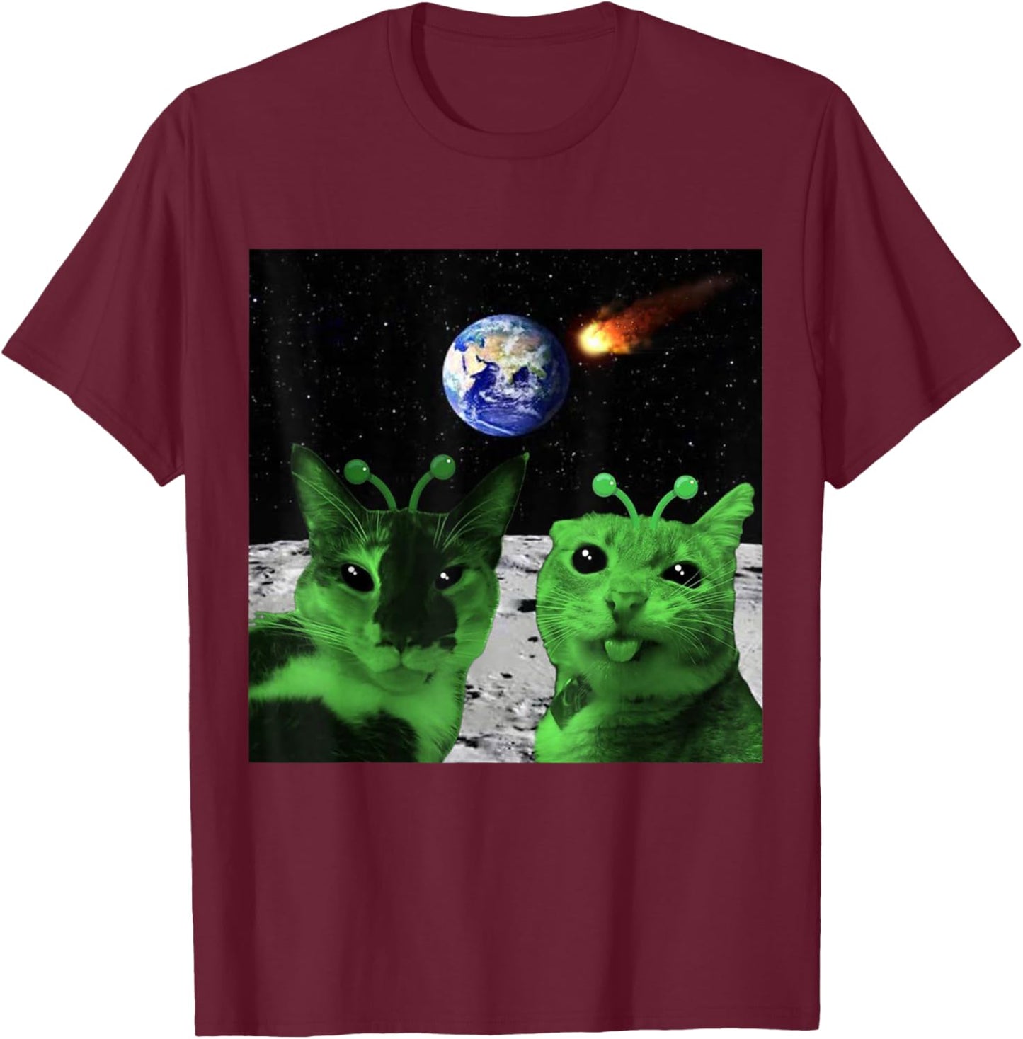 Kitty Gift T-Shirt - T-Shirt | Maroon
