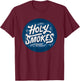 Funny Holy Smokes Stamp Costume T-Shirt - T-Shirt | Maroon