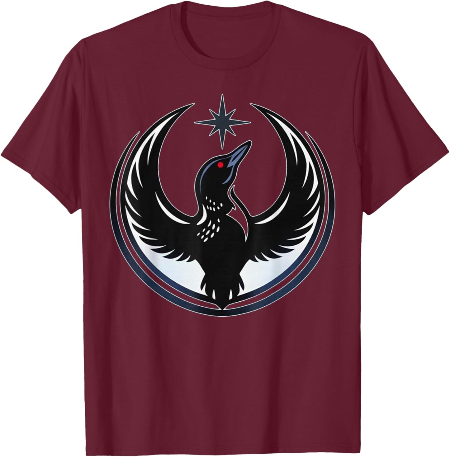 Minnesota Rebel Loon T-Shirt - T-Shirt | Maroon