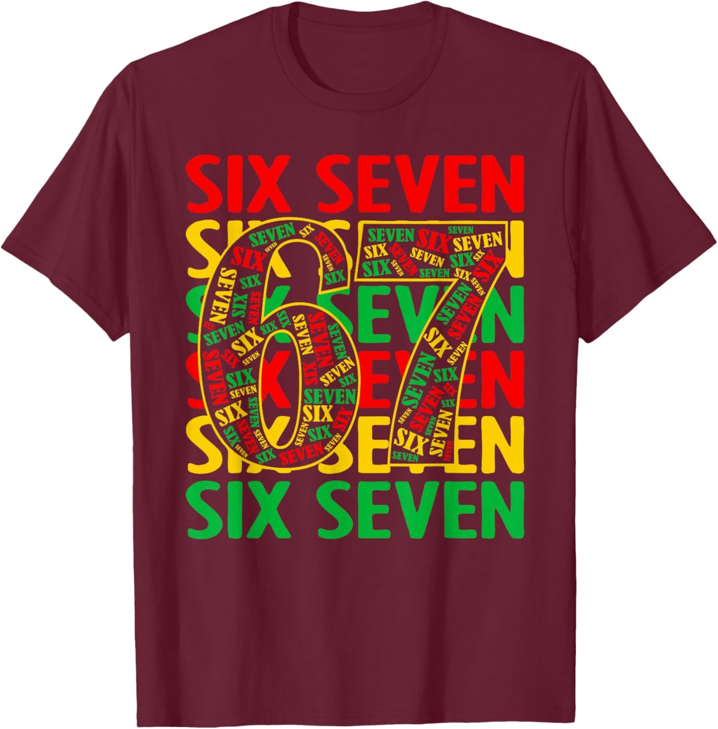 67 Black History Month Meme Afro African American T-Shirt - T-Shirt | Maroon