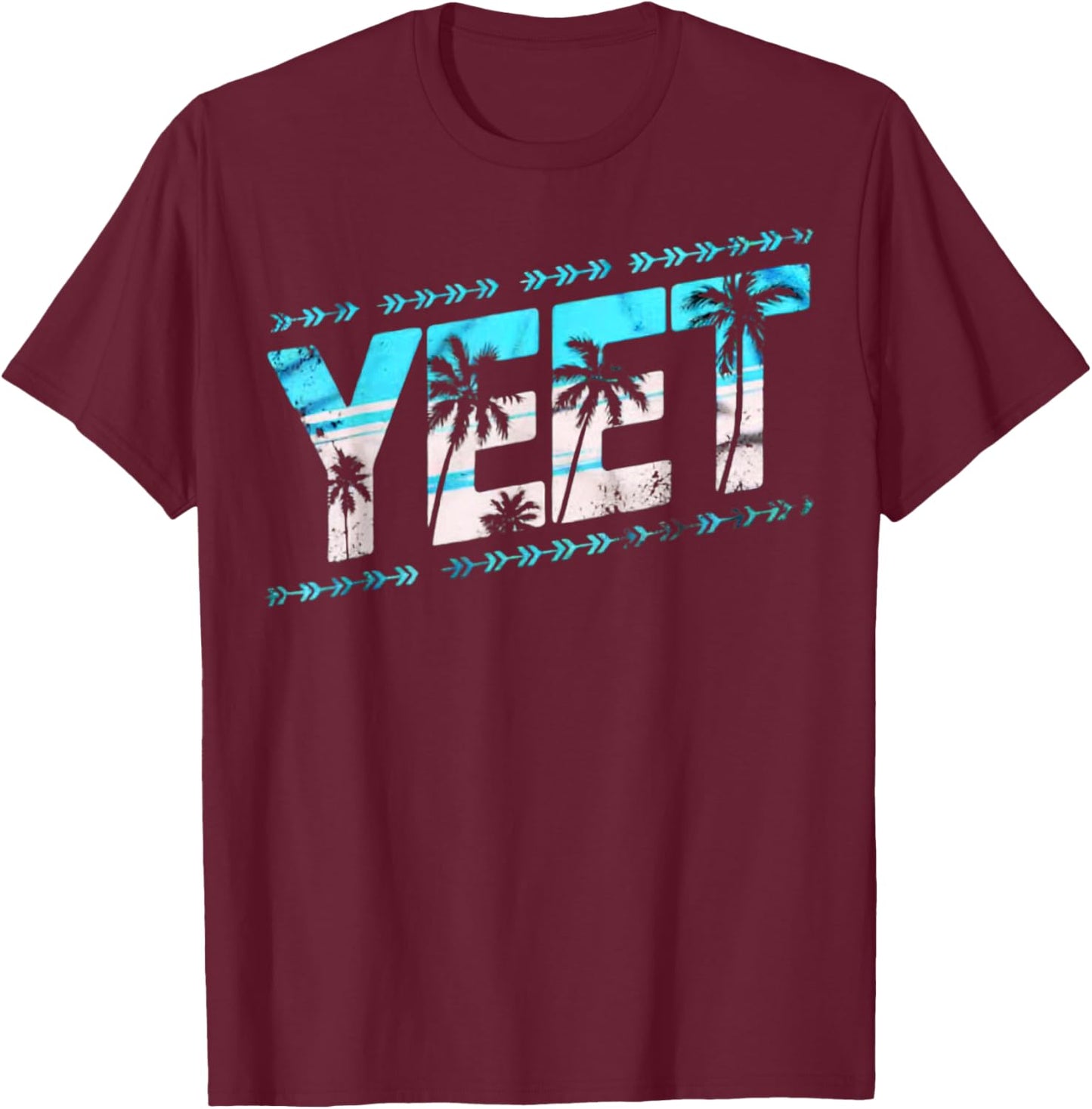 Vintage Yeet Apparel Funny Saying Women Kids T-Shirt - T-Shirt | Maroon