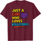 Volleyball Pop Comic for Teen Girls That Love Volleyball T-Shirt - T-Shirt | Maroon