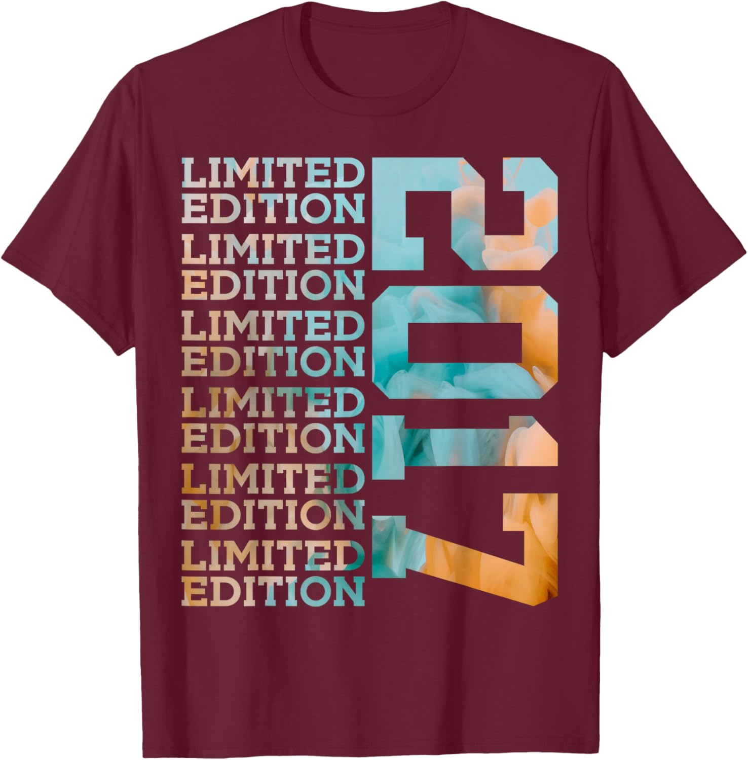 9 Years Limited Edition 2017 9TH Birthday T-Shirt - T-Shirt | Maroon