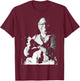 Curtis Mayfield Soul Live Liverpool 1984 by Virginia Turbett T-Shirt - T-Shirt | Maroon