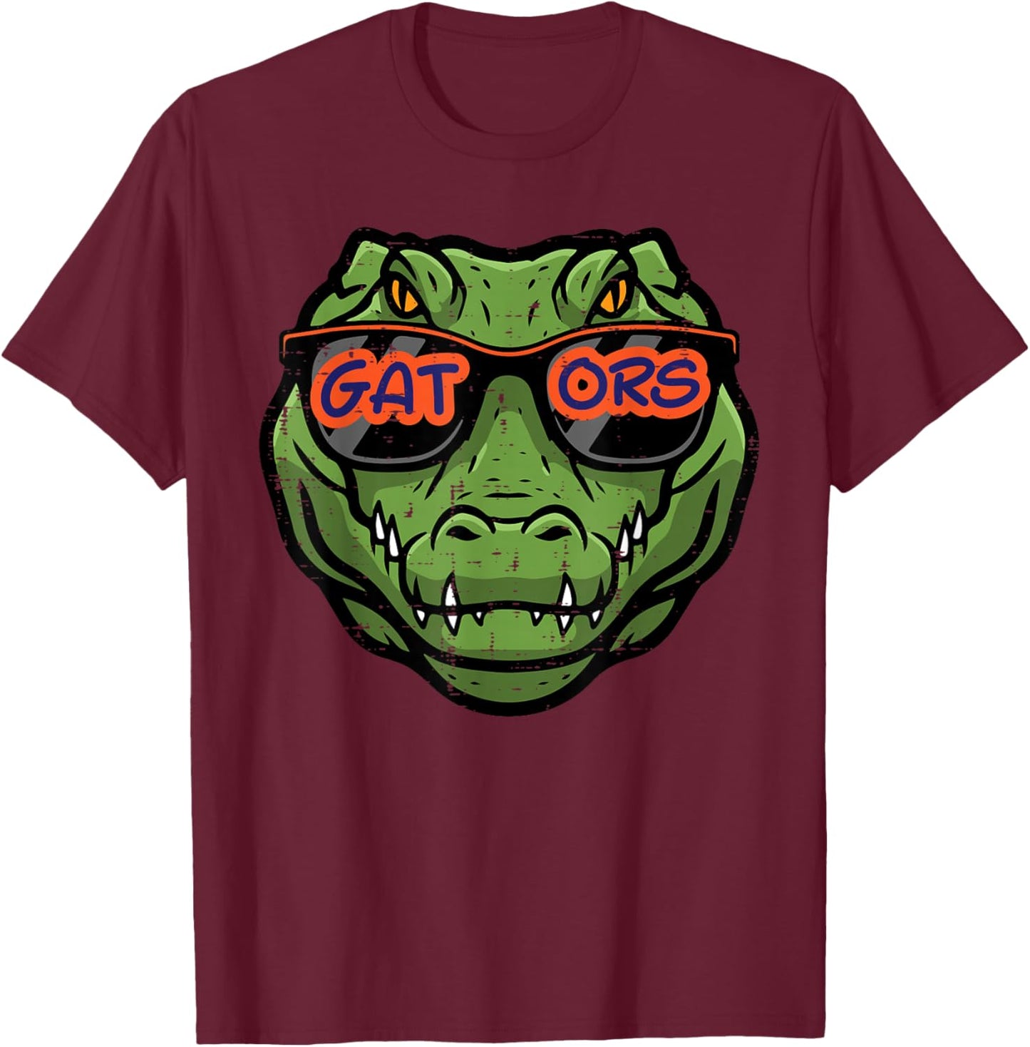 Gator Sunglasses Women Kids Men Boys Girls Youth Teen T-Shirt - T-Shirt | Maroon