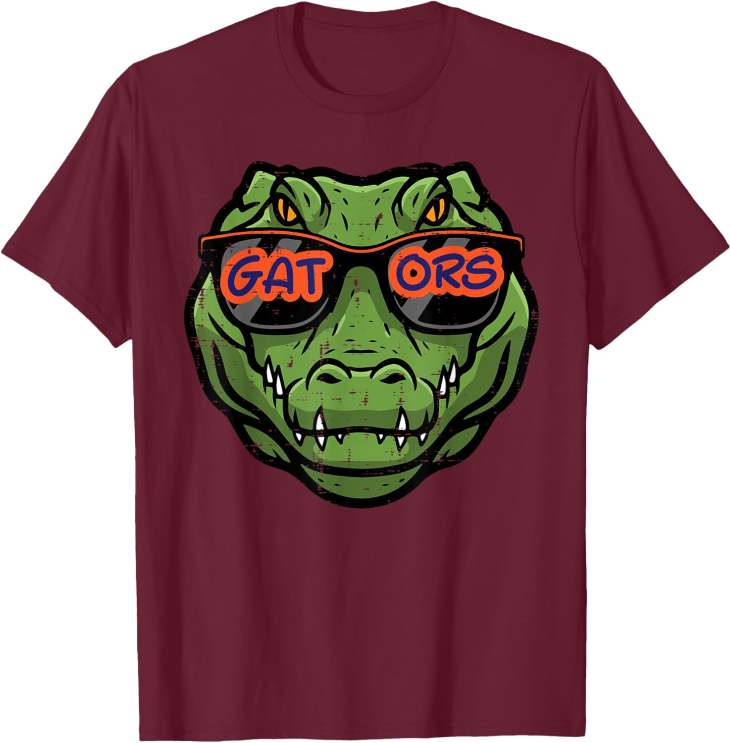 Gator Sunglasses Women Kids Men Boys Girls Youth Teen T-Shirt - T-Shirt | Maroon
