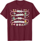 100 Days of School Friendship Bracelets 100 Days Smarter Kid T-Shirt - T-Shirt | Maroon