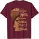 Storm Black History Month Women Melanin African Africa Queen T-Shirt - T-Shirt | Maroon