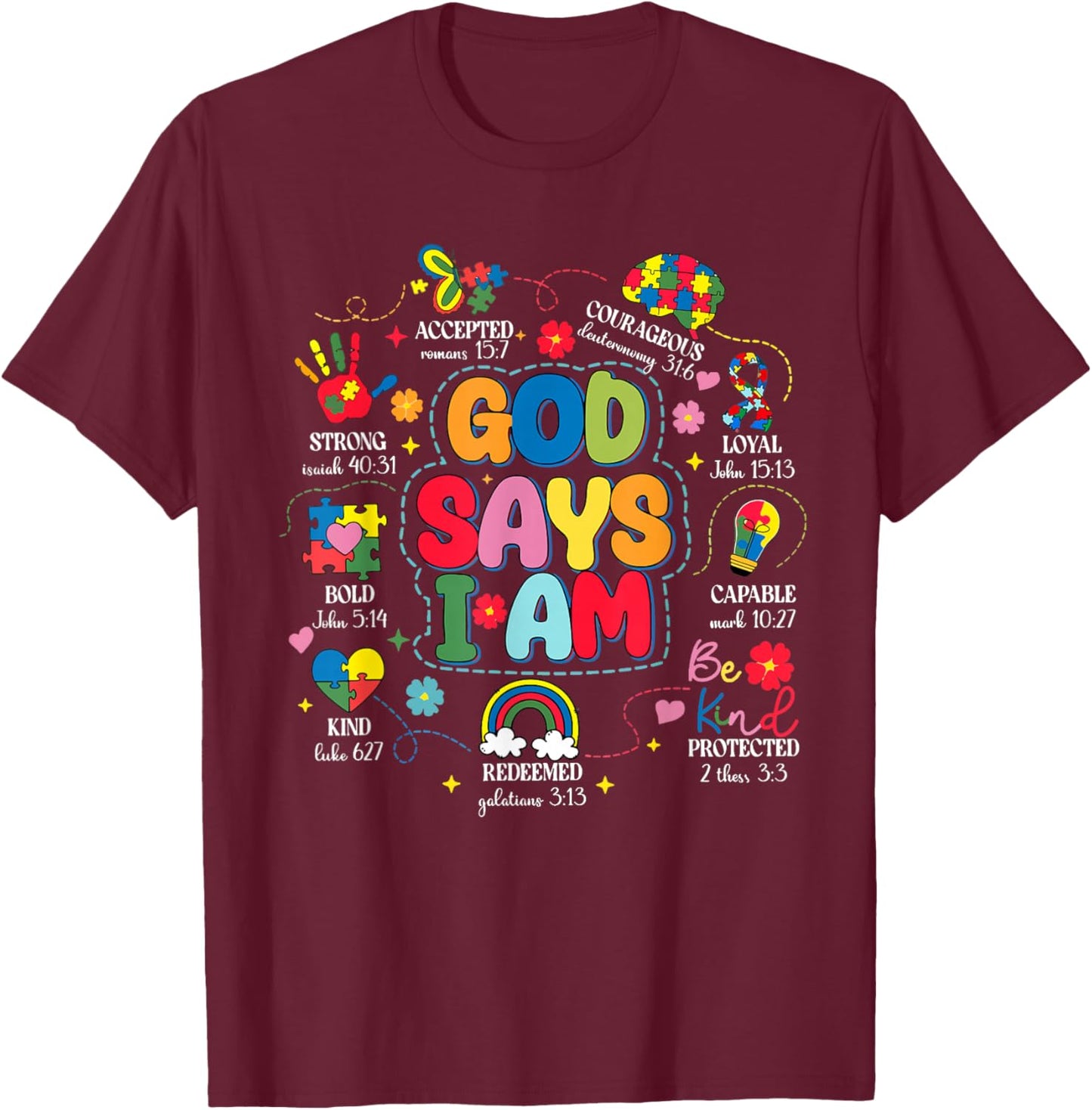 Christian T-Shirt - T-Shirt | Maroon