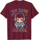 100 Days of School Cool Kids Design T-Shirt - T-Shirt | Maroon