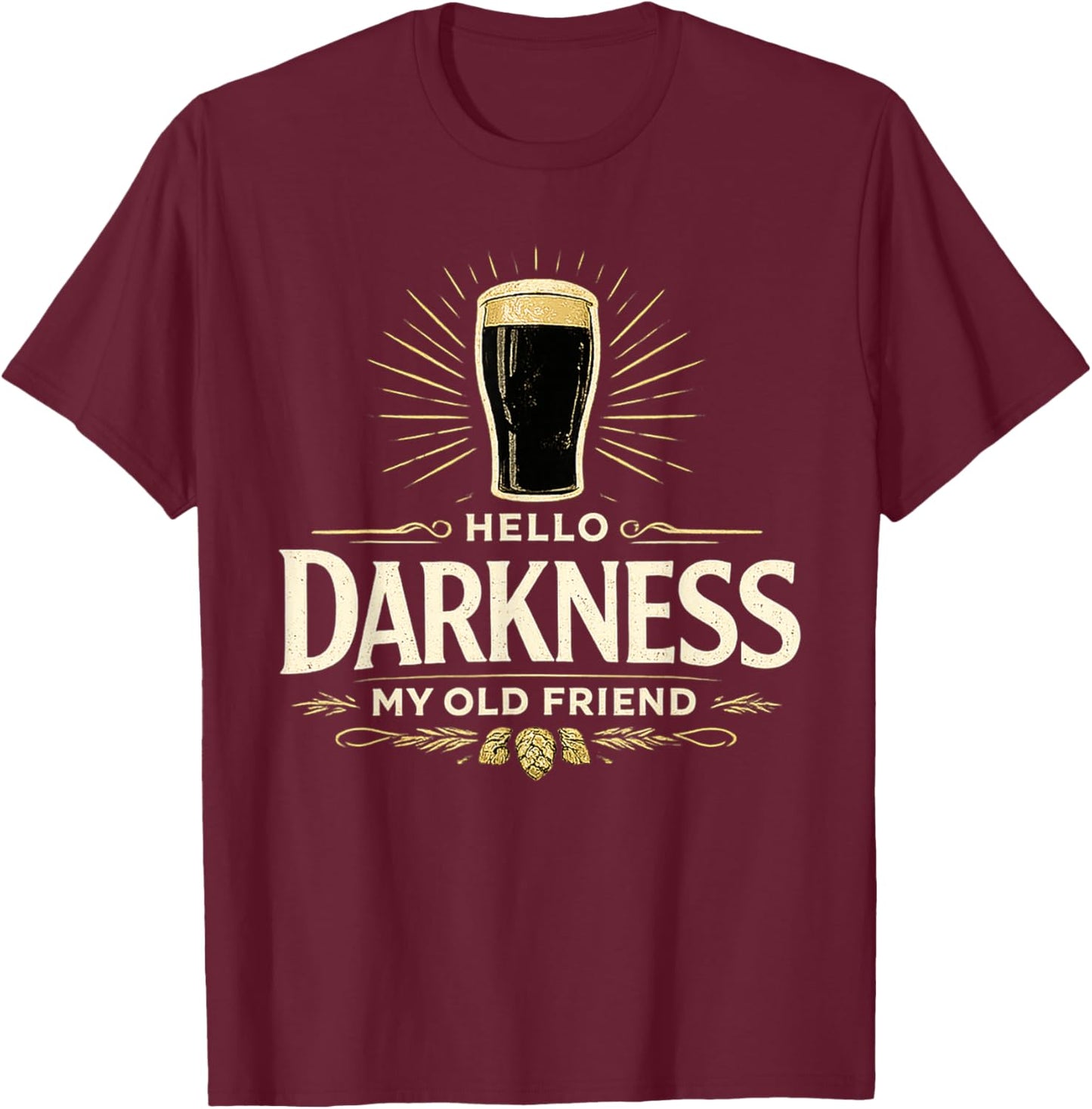 Irish Beer Men T-Shirt - T-Shirt | Maroon