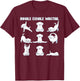 Inhale Exhale Wag Tail Funny Dog Yoga Instructor Dog Mom T-Shirt - T-Shirt | Maroon