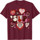 Speech Language Pathologist Valentines Day SLP Therapy T-Shirt - T-Shirt | Maroon