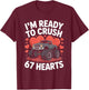 67 Six Seven Crush Valentine's Day Truck 6 7 Meme Boys T-Shirt - T-Shirt | Maroon