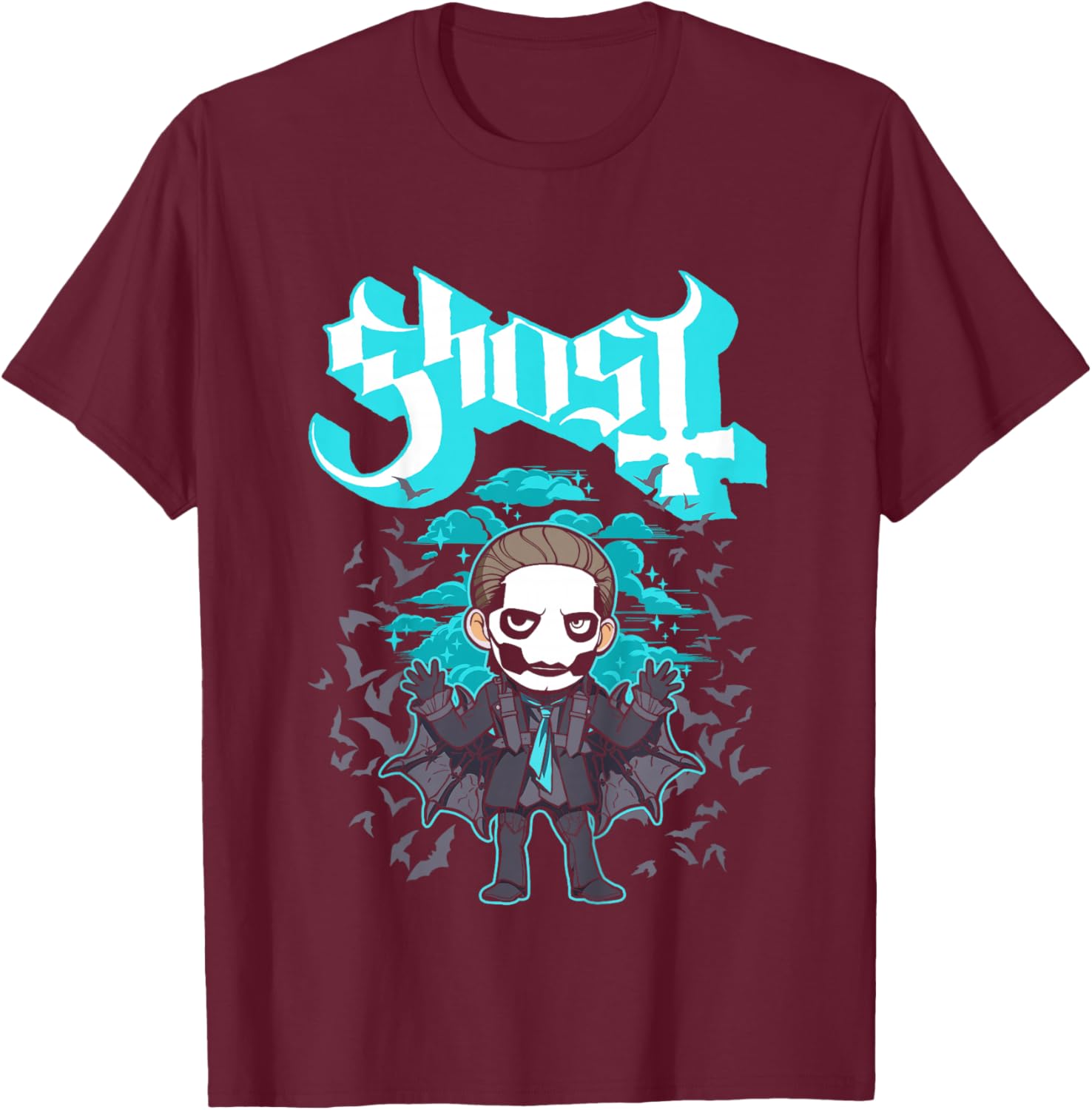 Ghost – Batsuit Cutie T-Shirt - T-Shirt | Maroon