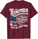 RED Remember Everyone Deployed Red Friday Military Support T-Shirt - T-Shirt | Maroon