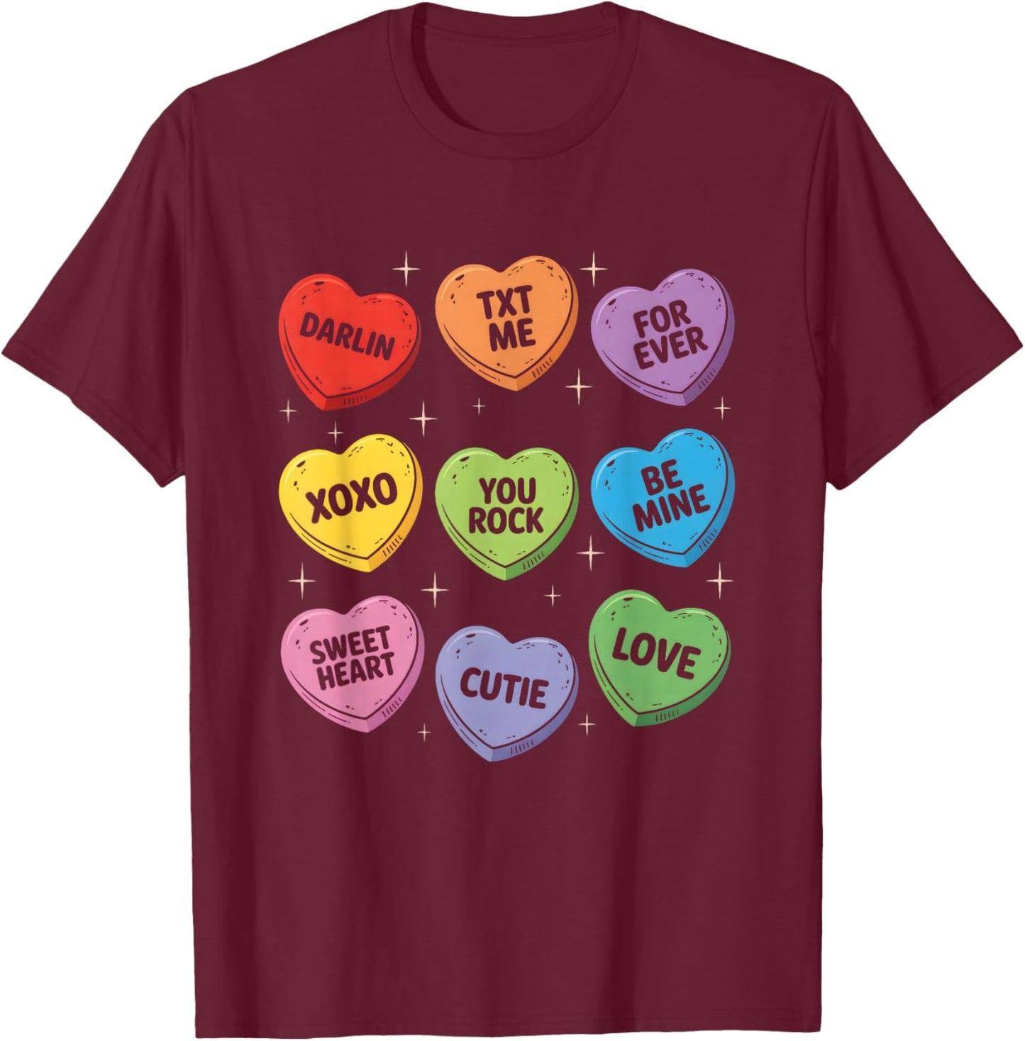 Sweet Heart T-Shirt - T-Shirt | Maroon