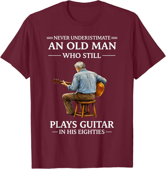 in His 80s T-Shirt - T-Shirt | Maroon