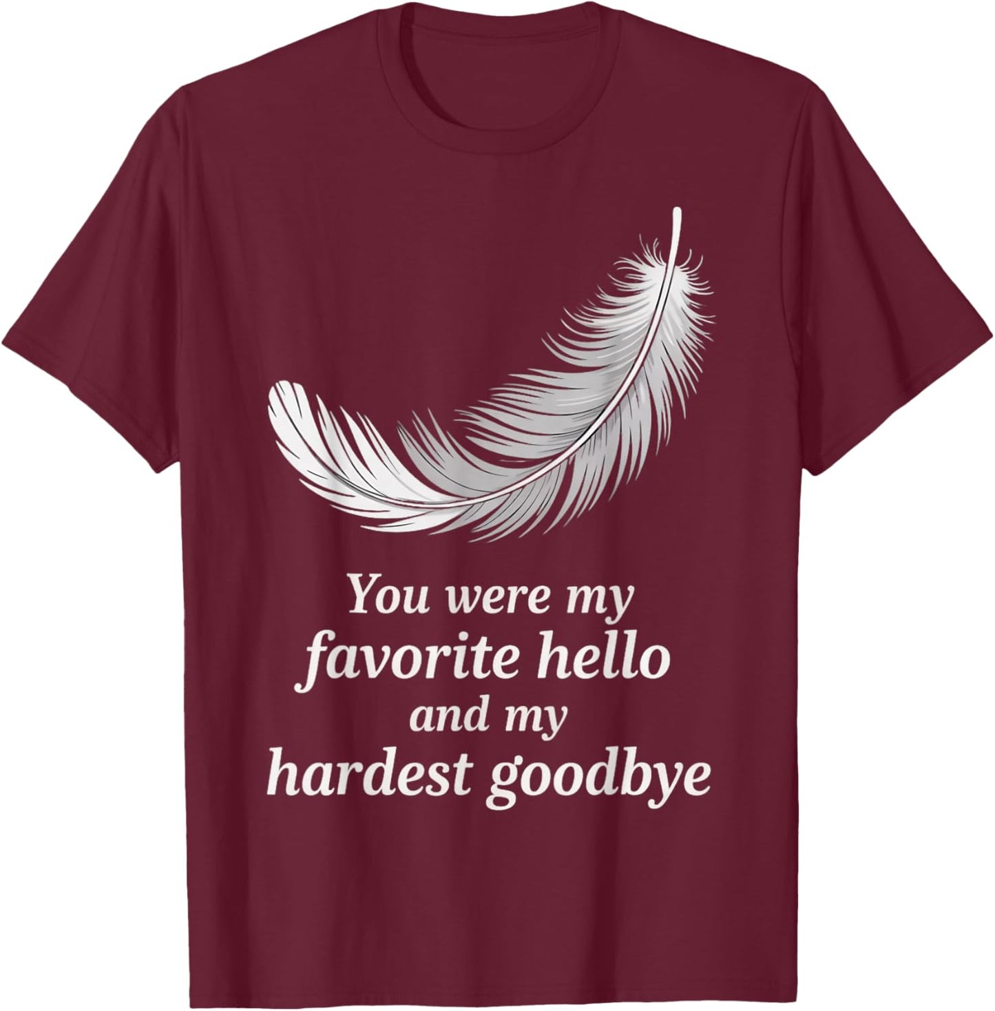 Forever in My Heart Pet Loss Memorial Rainbow Bridge T-Shirt - T-Shirt | Maroon