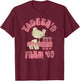Woodstock Yasgurs Farm '69 T-Shirt - T-Shirt | Maroon