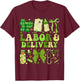 St Patricks Labor and Delivery Nurse Coquette L&D Patrick’s T-Shirt - T-Shirt | Maroon