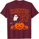 Halloween Haunted by 67 Halloween Six Seven Meme Pumpkin T-Shirt - T-Shirt | Maroon