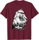 Pirate Ghost Ship Skull Vintage Costume Men Women Boys Kids T-Shirt - T-Shirt | Maroon