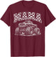 Mama Retro Monster Truck Family Crew Birthday Matching T-Shirt - T-Shirt | Maroon