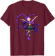 Lily Love Braids T-Shirt - T-Shirt | Maroon