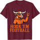 Bull Cow Sunglasses Girls Boys Youth Teen Kids Men Women T-Shirt - T-Shirt | Maroon