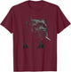 Smoking Pitbull, Funny Cigarette Smoking Dog Meme T-Shirt - T-Shirt | Maroon