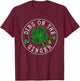 St Patrick Day Dibs On The Ginger Leopard Saint Pattys Girls T-Shirt - T-Shirt | Maroon