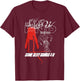 Bunny Doodle Graphic T-Shirt - T-Shirt | Maroon
