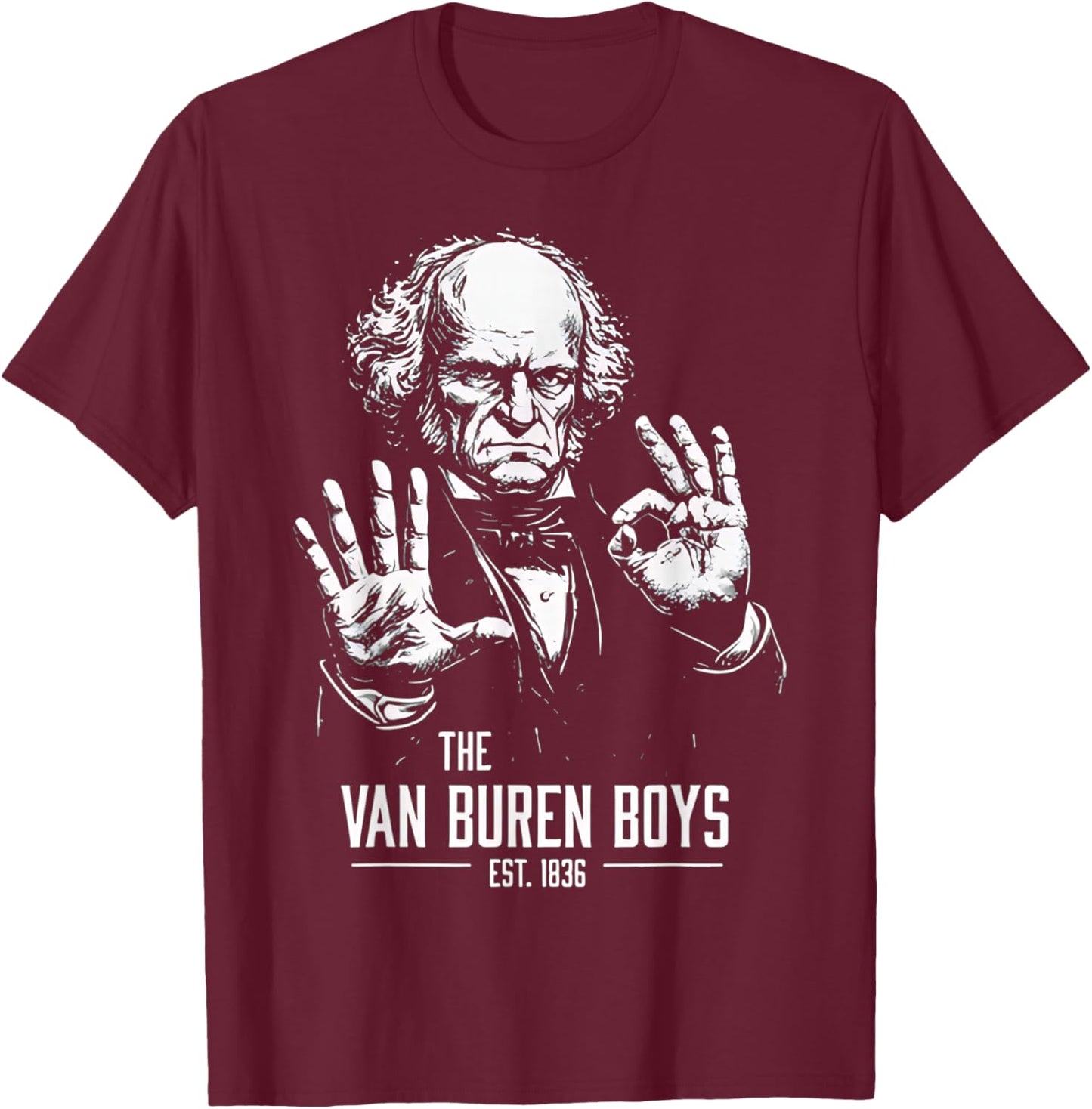 Van Buren Boys T-Shirt - T-Shirt | Maroon