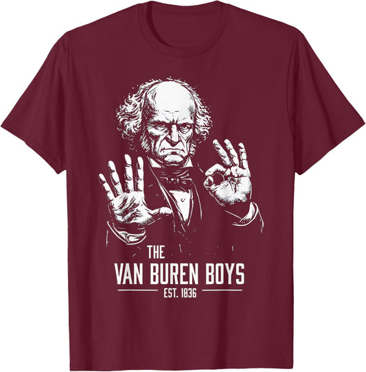 Van Buren Boys T-Shirt - T-Shirt | Maroon