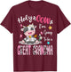 I'm Going to Be A Great Grandma Cute Cow Gender Reveal Party T-Shirt - T-Shirt | Maroon