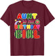 Aunt of The Birthday Girl Melon Family Matching Funny T-Shirt - T-Shirt | Maroon